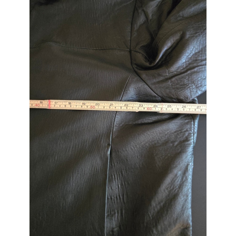 Wilsons Leather Pelle Studio Mens XXL Black Insulated Thinsulate Jacket Bomber - Picture 8 of 9